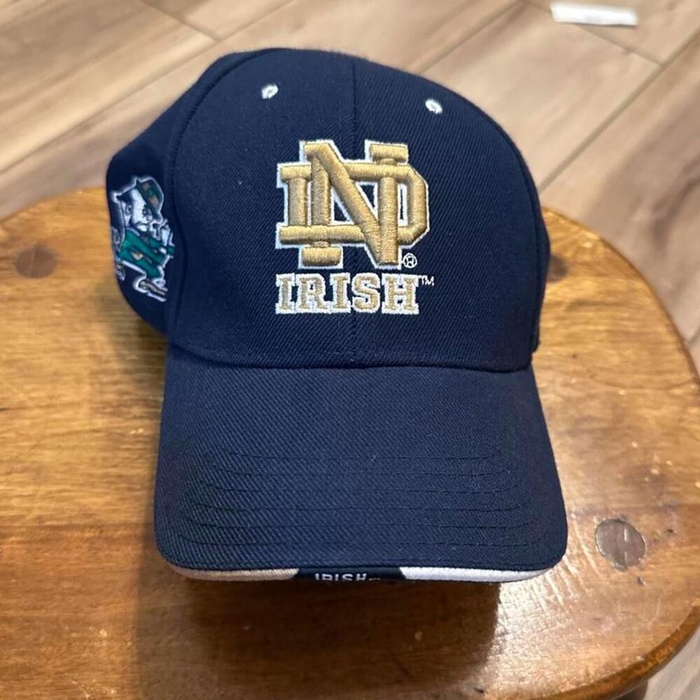 Vintage Y2K Notre Dame Fighting Irish Hat Steve and Barrys Cap